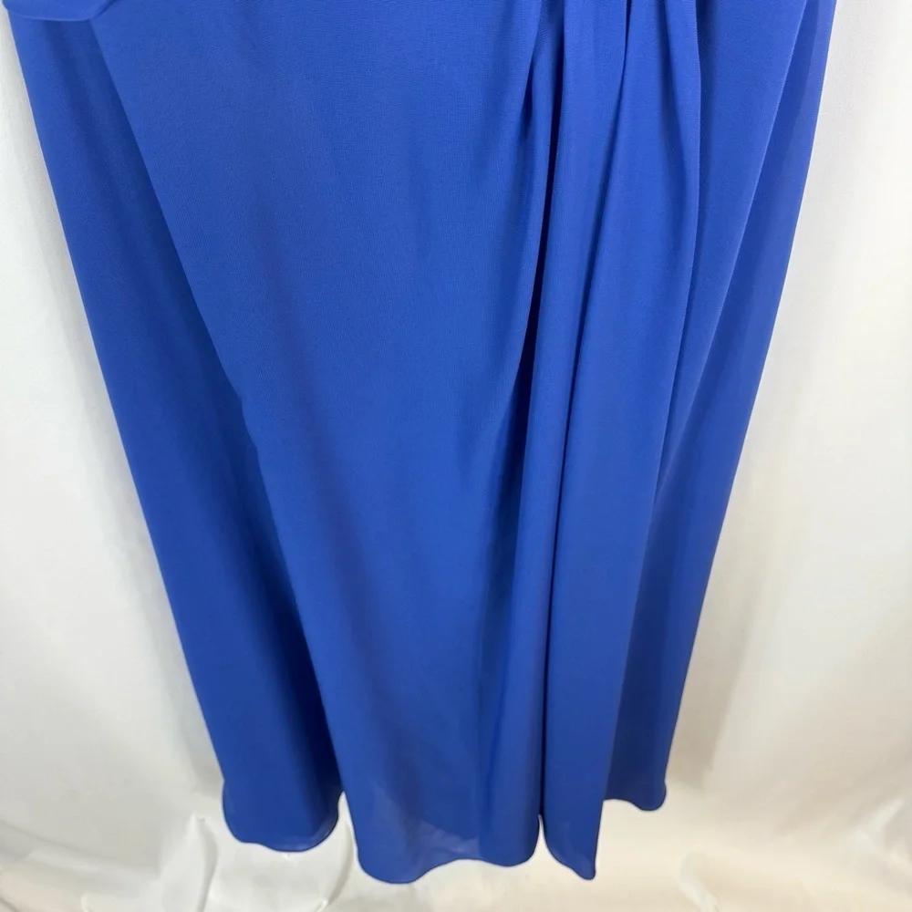 JJ’S house Royal Blue A-Line Sequins Chiffon maxi Dress Size:XL - Picture 8 of 16